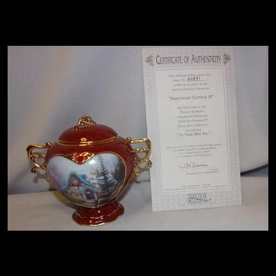 Vintage Sweetheart Cottage III Thomas Kinkade Print (1 of 7)