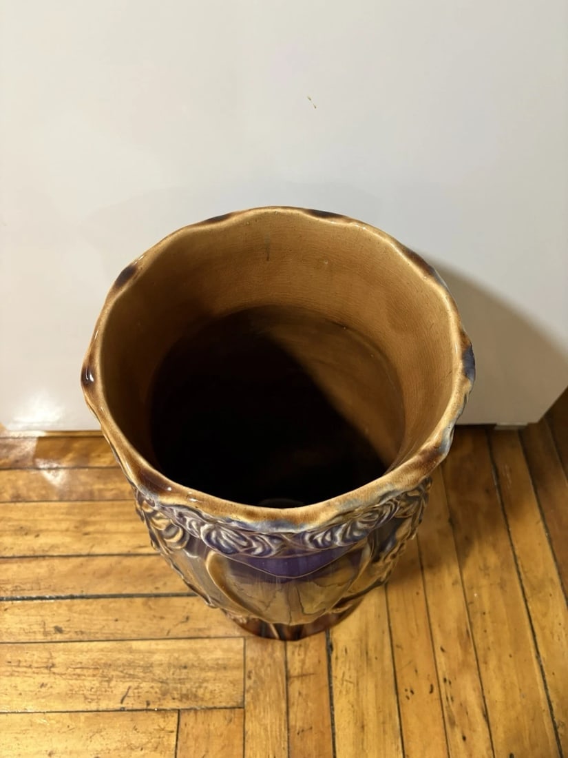 Majolica Umbrella Stand - 5