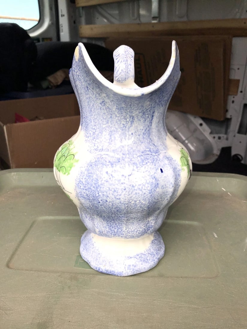 11” fort spatterware pitcher - 2
