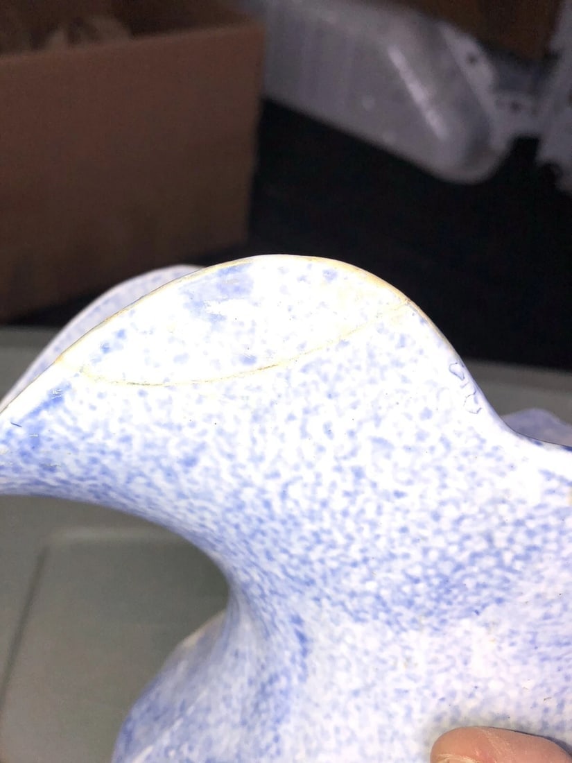 11” fort spatterware pitcher - 7