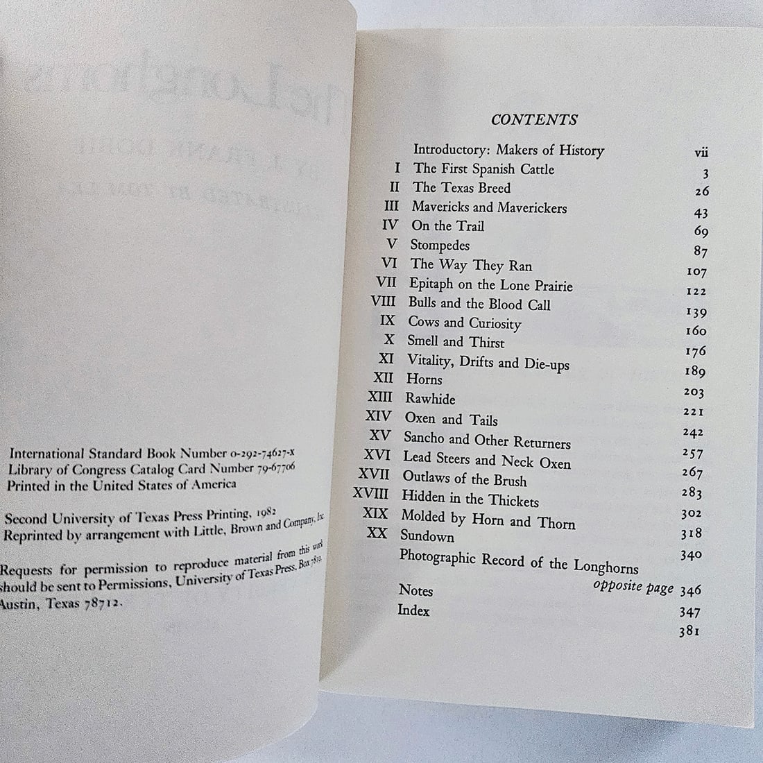 J Frank Dobie Classic Book Set - 7