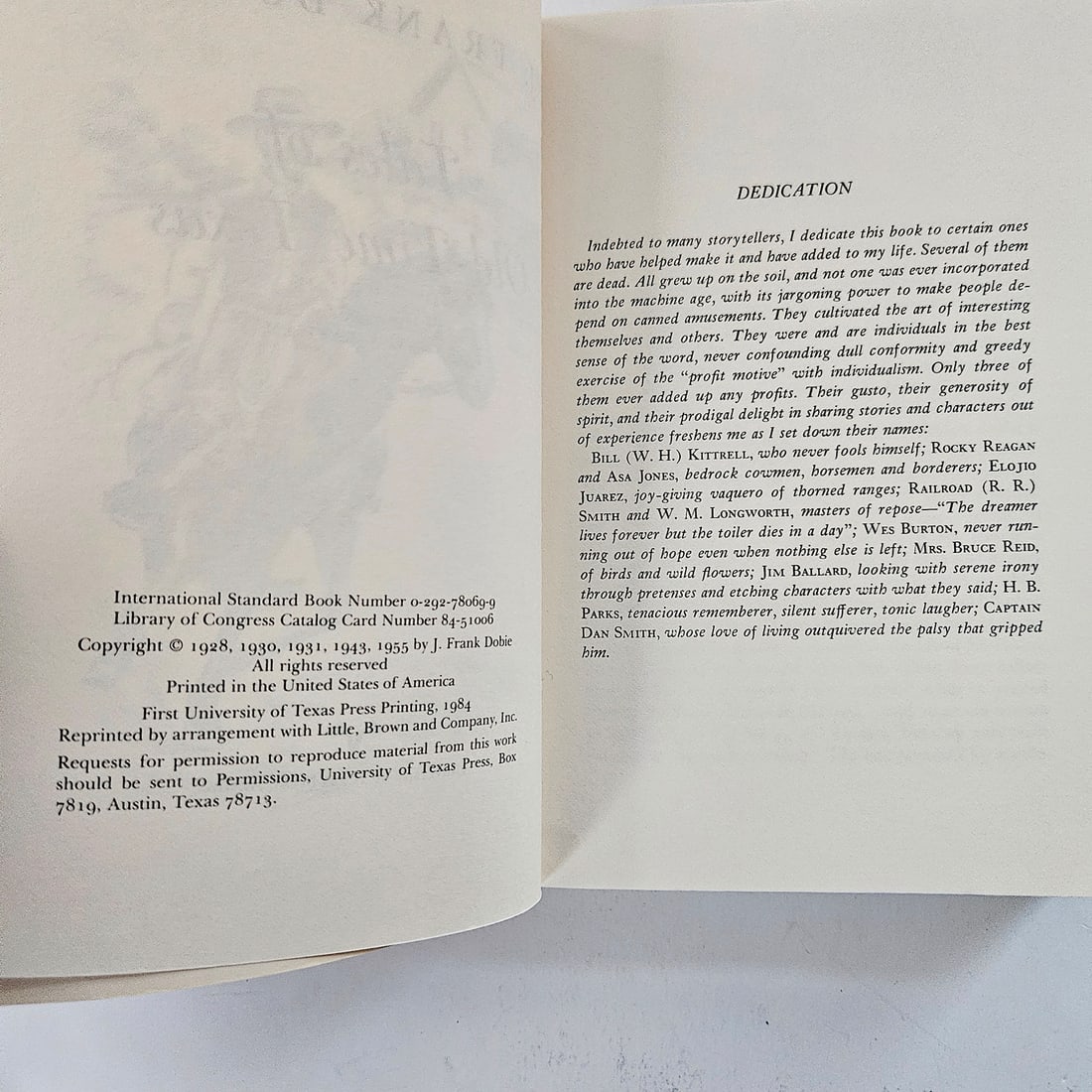 J Frank Dobie Classic Book Set - 9