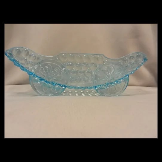 Antique Adams Company Thousand Eyes Light Blue Carriage (1 of 10)