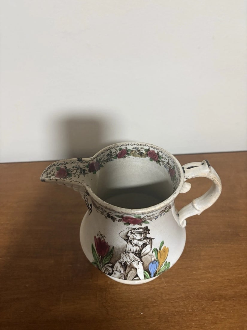Rare Staffordshire February/august Pitcher - 3