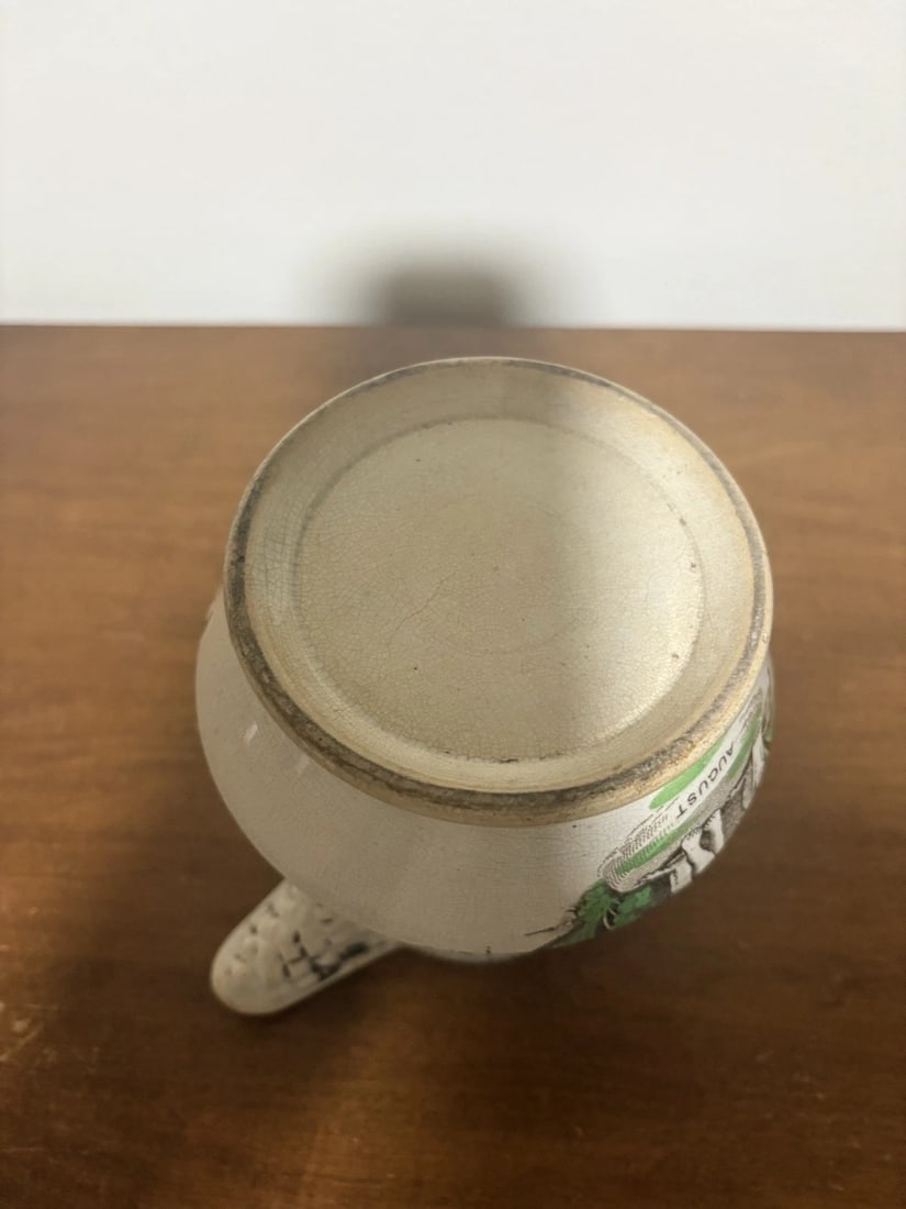 Rare Staffordshire February/august Pitcher - 5