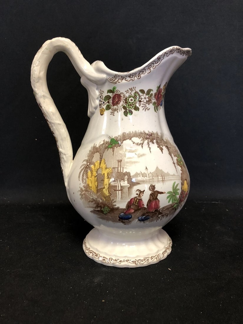 9” Staffordshire 2 Color Pitcher - 2
