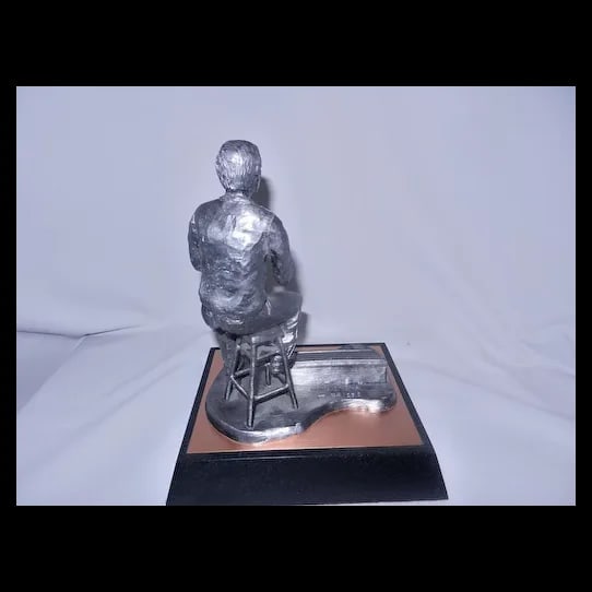 Commemorative Pewter Michael Ricker Statue 22/250 - 2