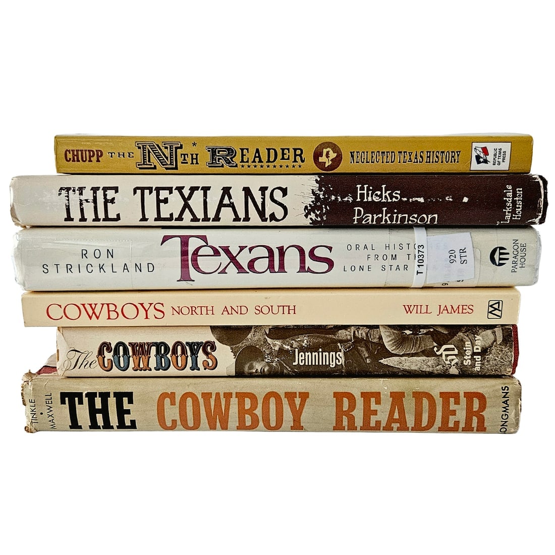 Texian Cowboys Book Lot: Title: Texian Cowboys Book Lot Description: Texans Oral Histories from the Lone Star State by Ron Strickland 1991 1st Ed HC DJ ex library book Cowboys North and South by Will James paperback 1995. "I