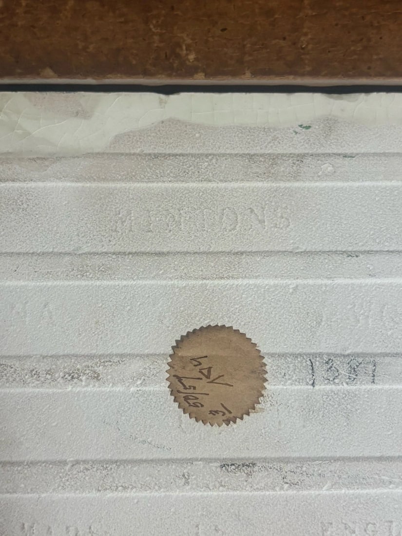 Rare Mintons Hand Painted Framed Tile - 7