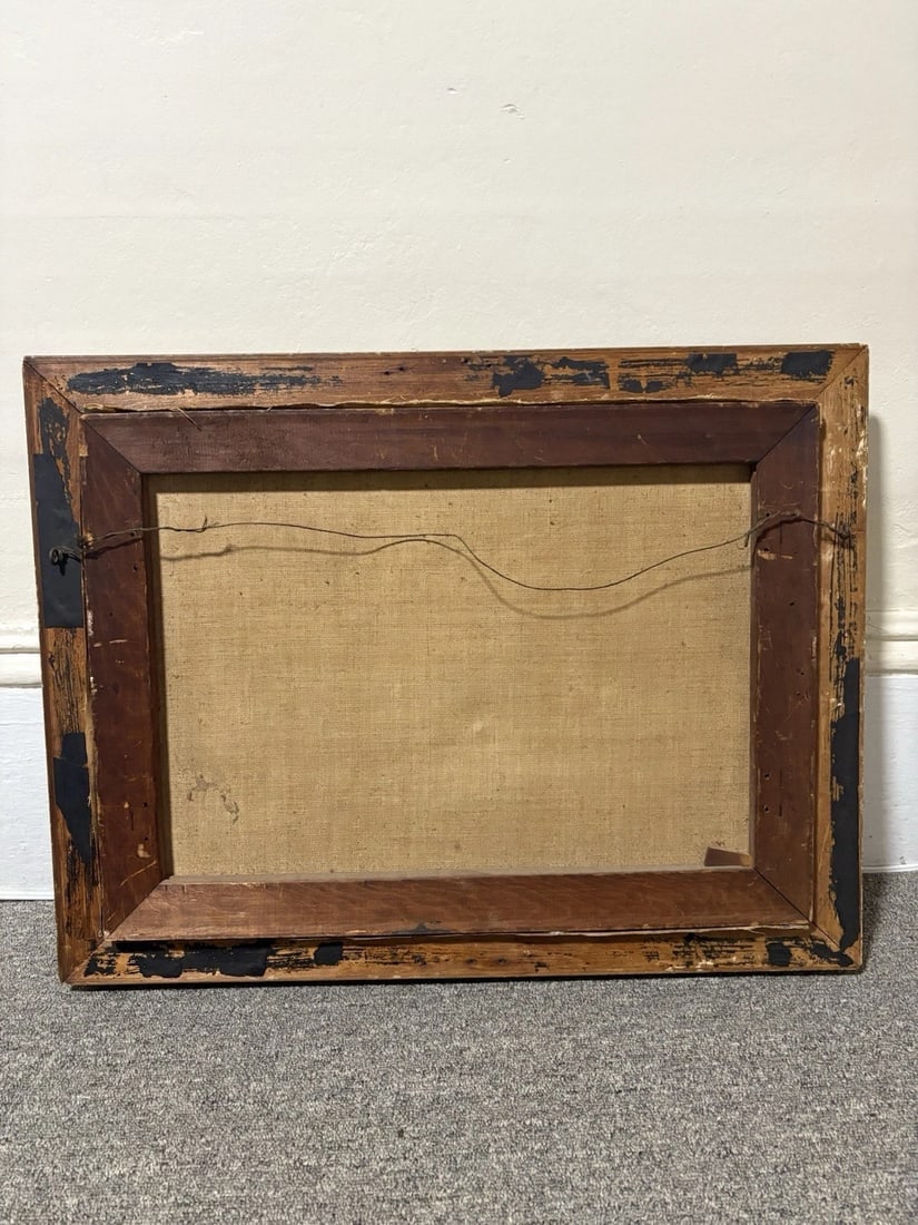 American School Oil On Canvas Landscape Painting - 4