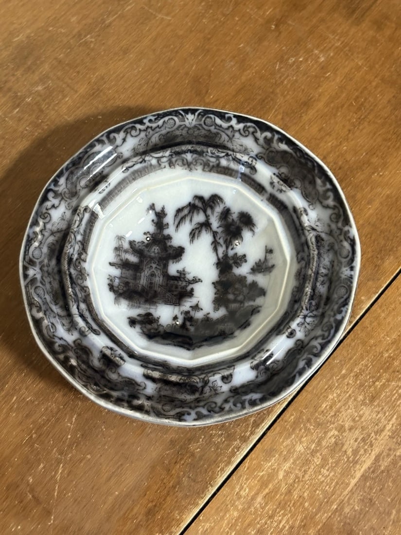 3pc Corean Mulberry Covered Butter Dish - 2