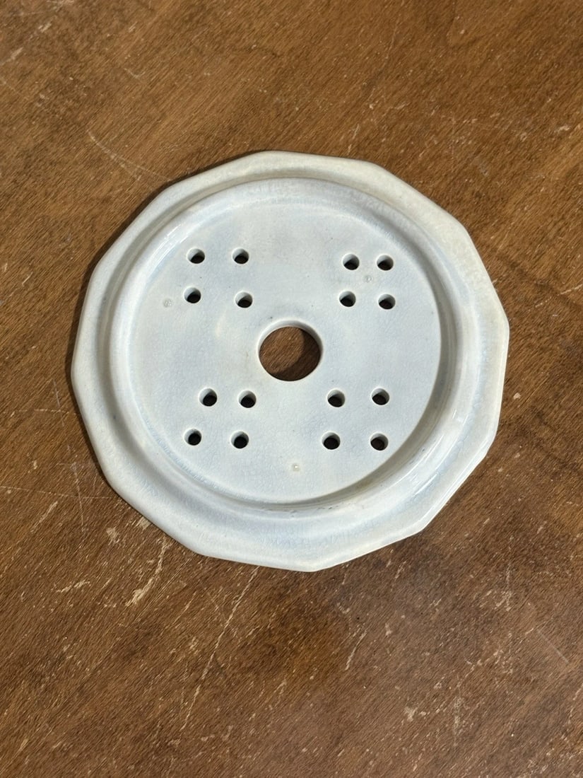 3pc Corean Mulberry Covered Butter Dish - 7