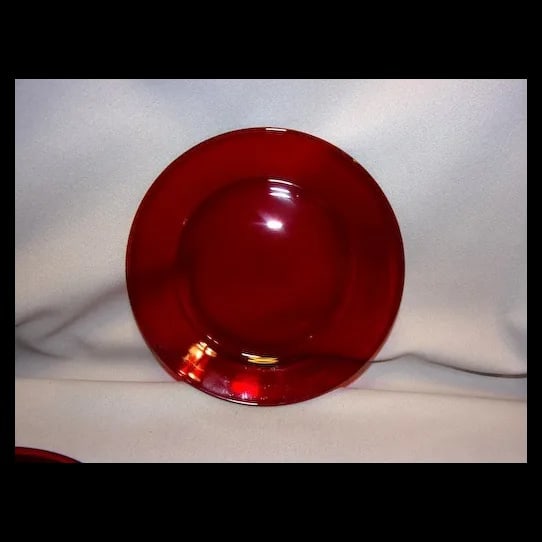 Royal Ruby ARCOROC No. 32 8?? Plates - 3
