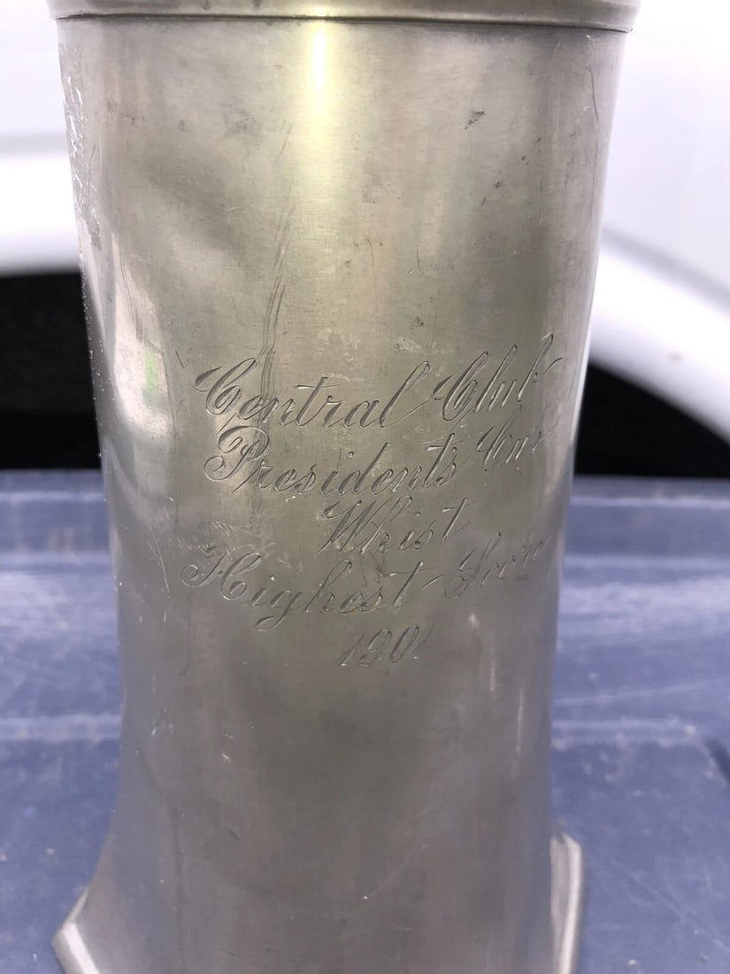 1901 12 1/2?? central golf presidents cup trophy - 2