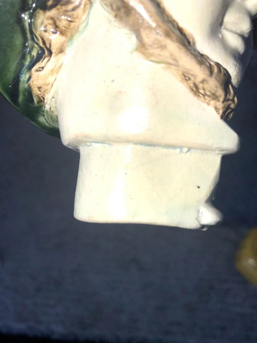 isle of man majolica teapot - 7