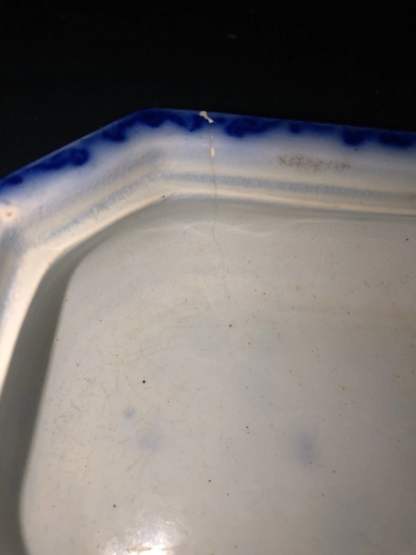 temple flow blue 3pc soap dish - 11