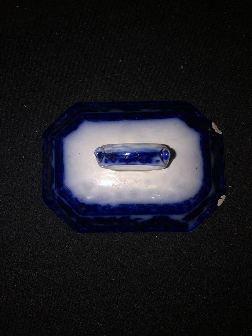 temple flow blue 3pc soap dish - 3