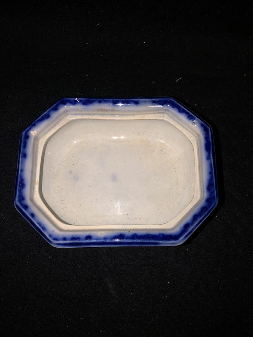temple flow blue 3pc soap dish - 7