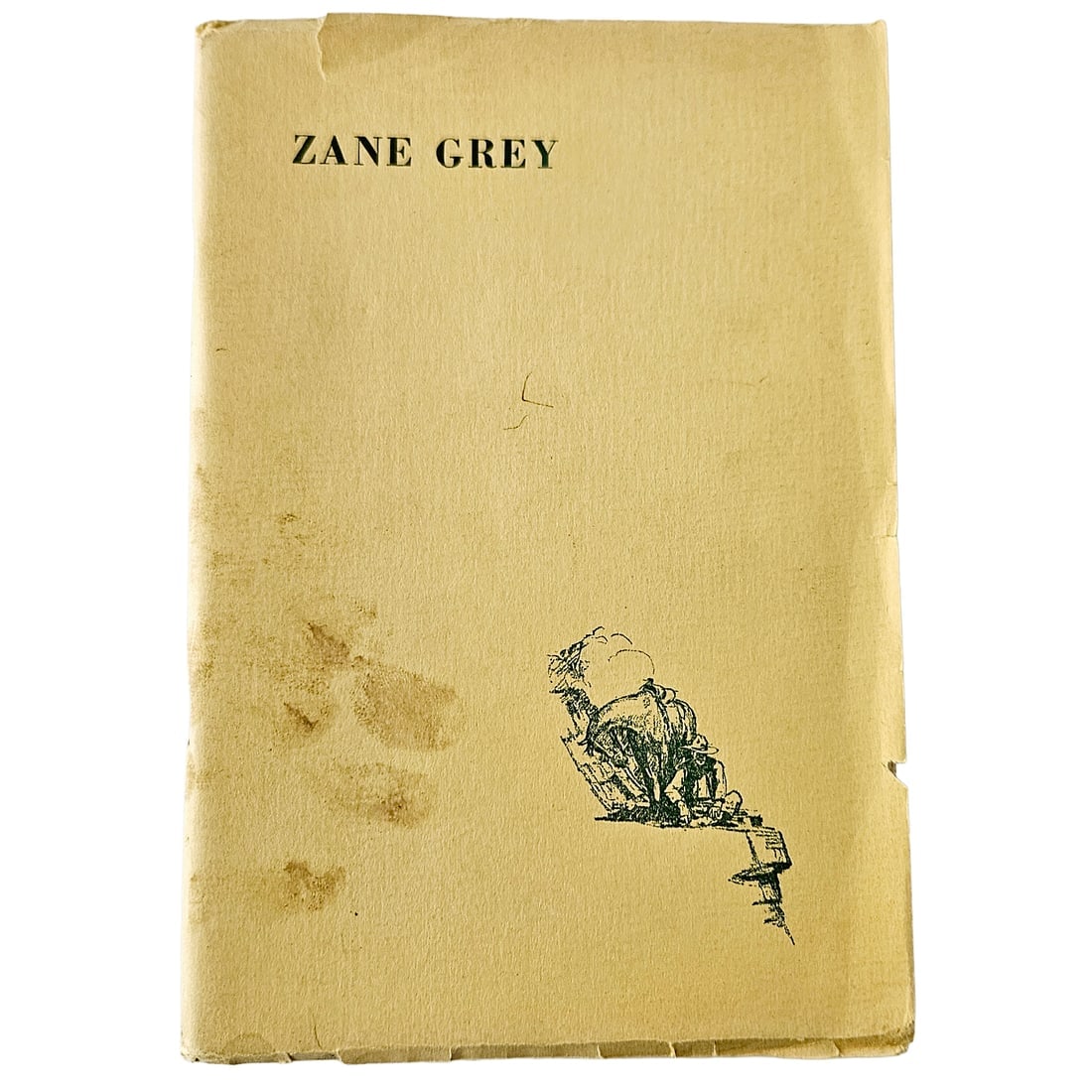 Zane Grey The Man & His Work 1928 yellow softcover (1 of 7)