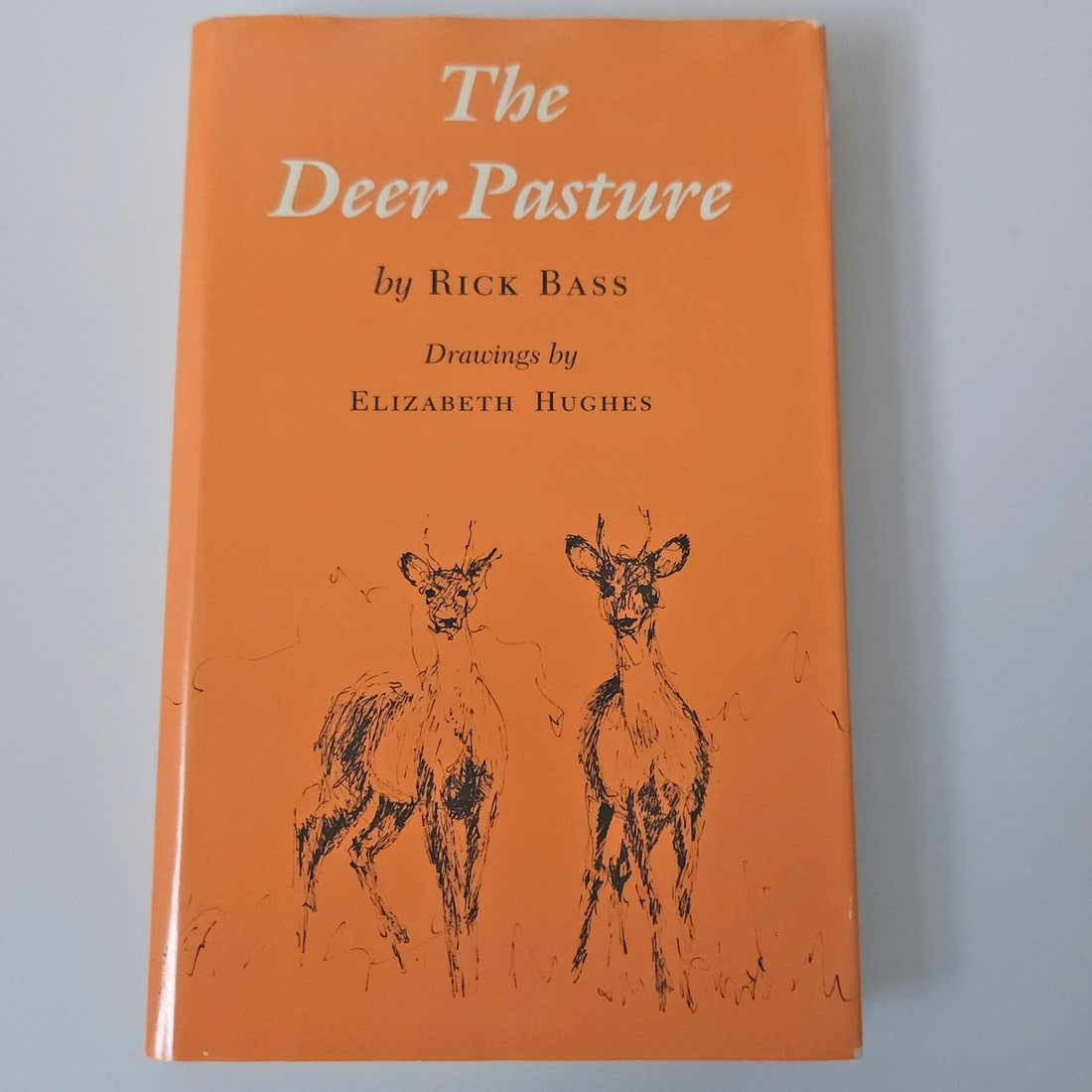 The Deer Pasture by Rick Bass Drawings by Elizabeth Hughes 1st Ed 1985 HC DJ (1 of 12)