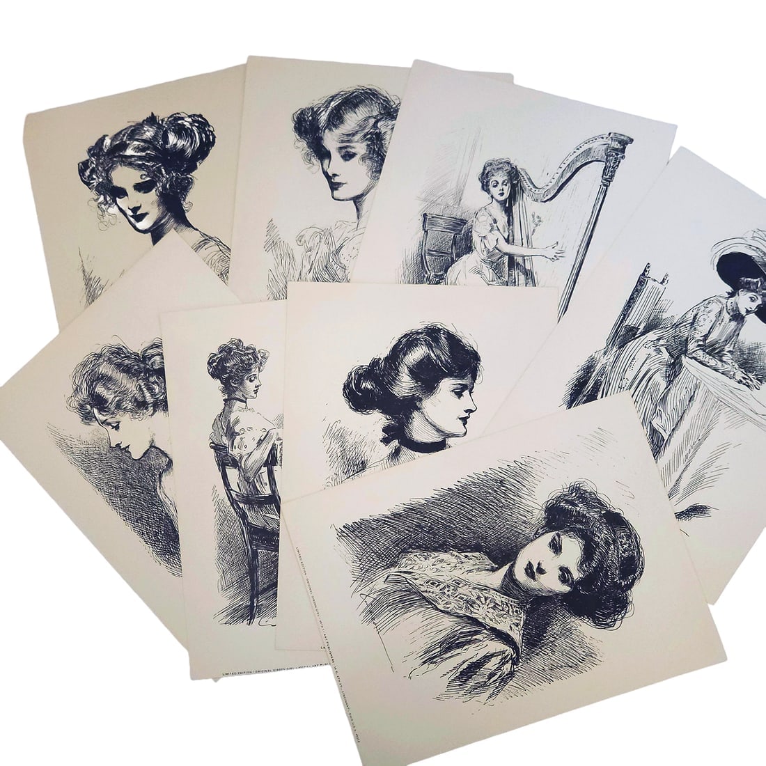 Limited Edition Original Gibson Girl Prints by Art Publishers Cincinnati (1 of 4)