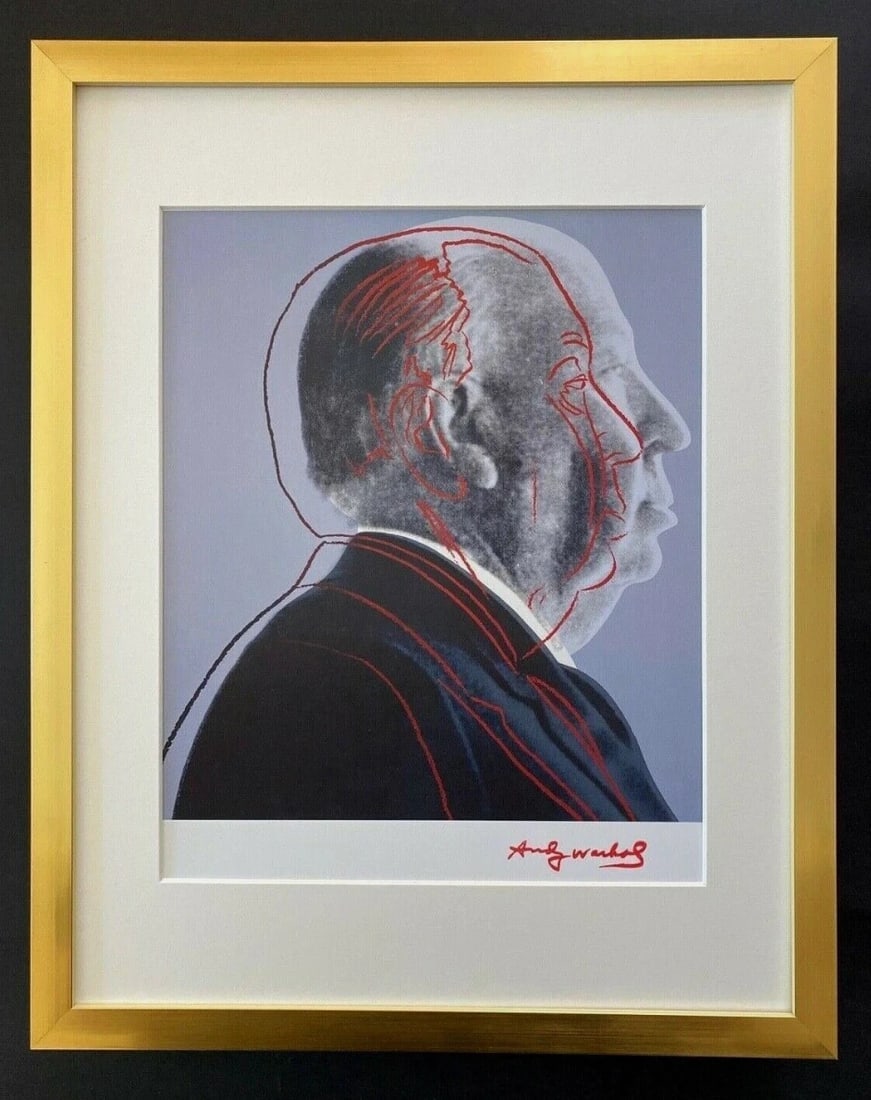 ANDY WARHOL + RARE 1984 SET OF 6 PORTRAIT PRINTS SIGNED MATTED AND FRAMED! - 10