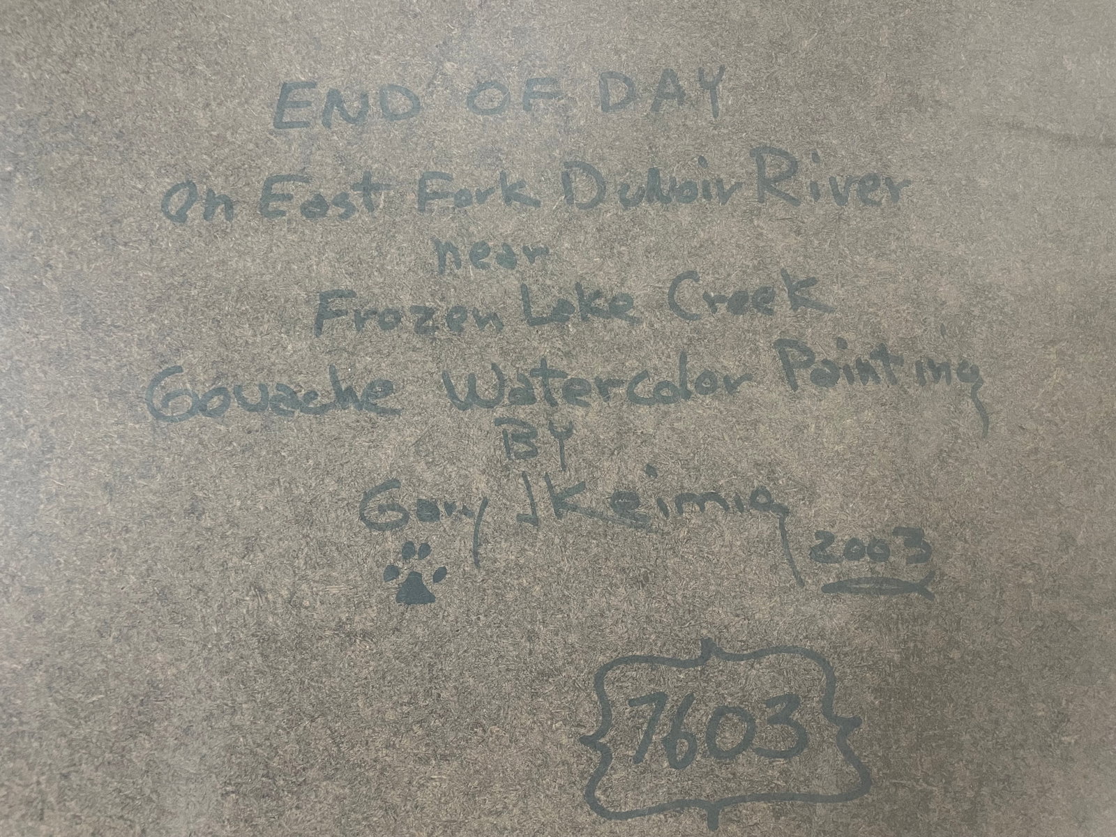 End of Day under glass - 3