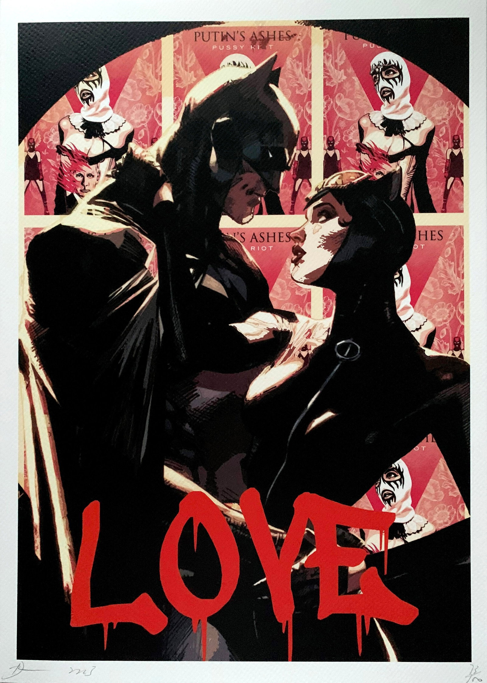 Death NYC Batman: Title: Death NYC Batman Date/Period:21st Century Date/Period:Giclee on Fine art 300 gsm paper Materials:Giclee on Fine art 300 gsm paper Size:17 3/4 x 12 1/2 inches Description:Artist: Death NYC, limi