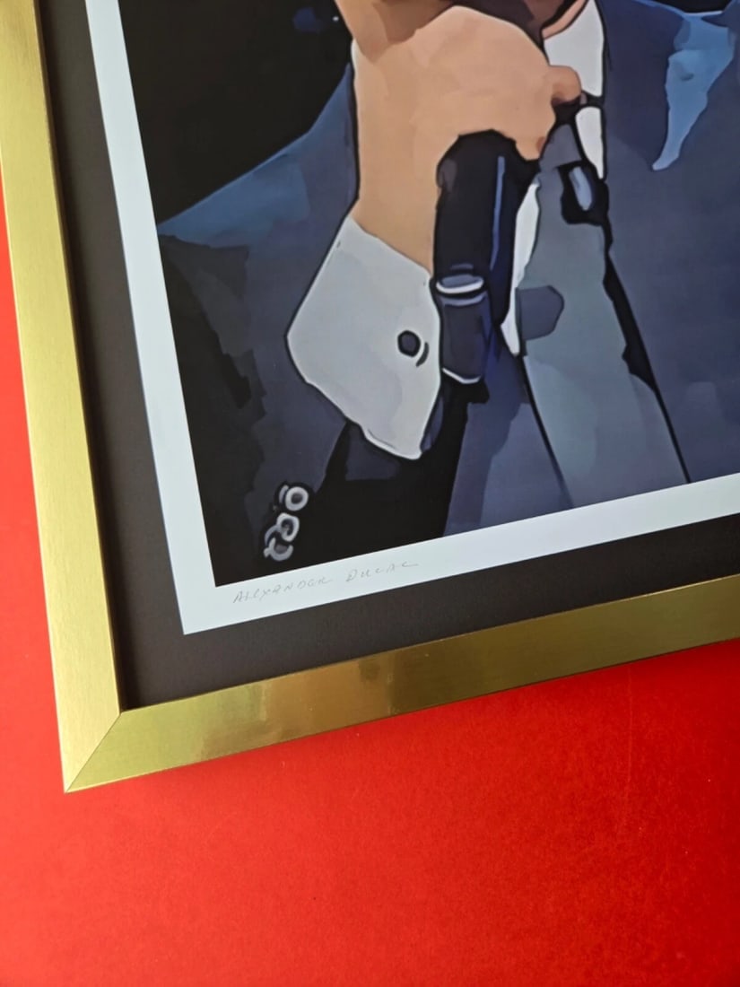 ALEXANDER DULAC + LUIS MIGUEL LARGE Hand Signed Authentic Print LtdEd of 10 COA! - 3