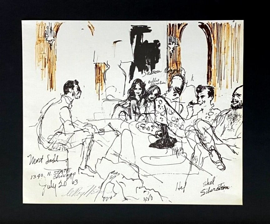 LeRoy Neiman PLAYBOY + 1974 Signed Pop Art Print Mounted & Framed New 11x14 LS - 2