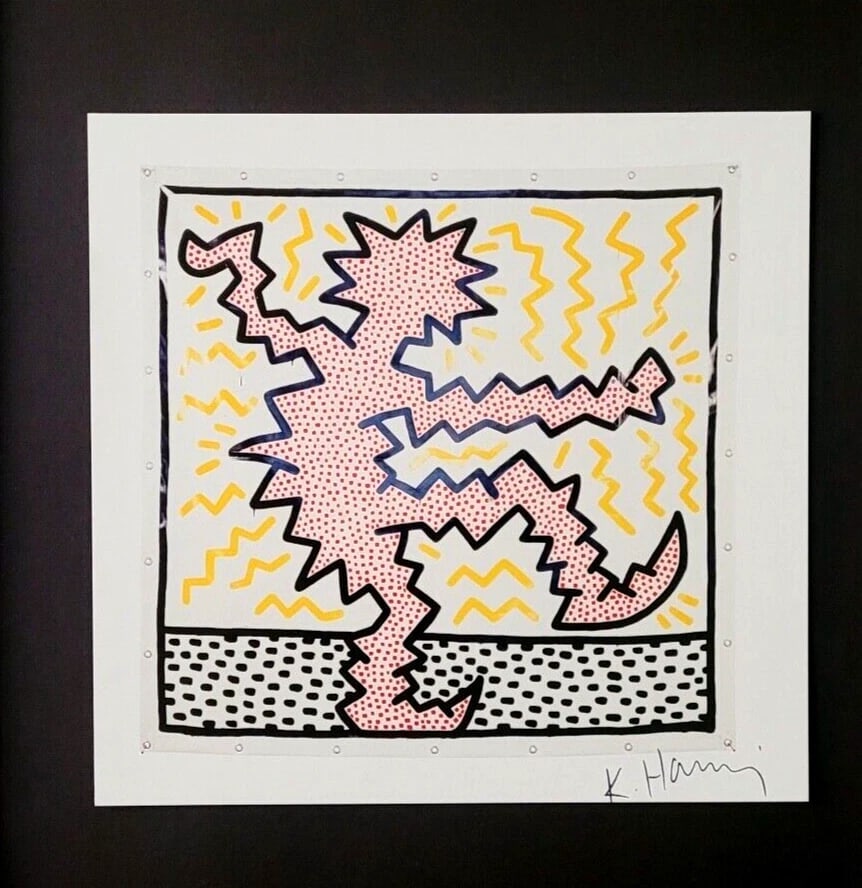 Keith Haring | Vintage Print Signed | Collector Piece Framed TS - 2