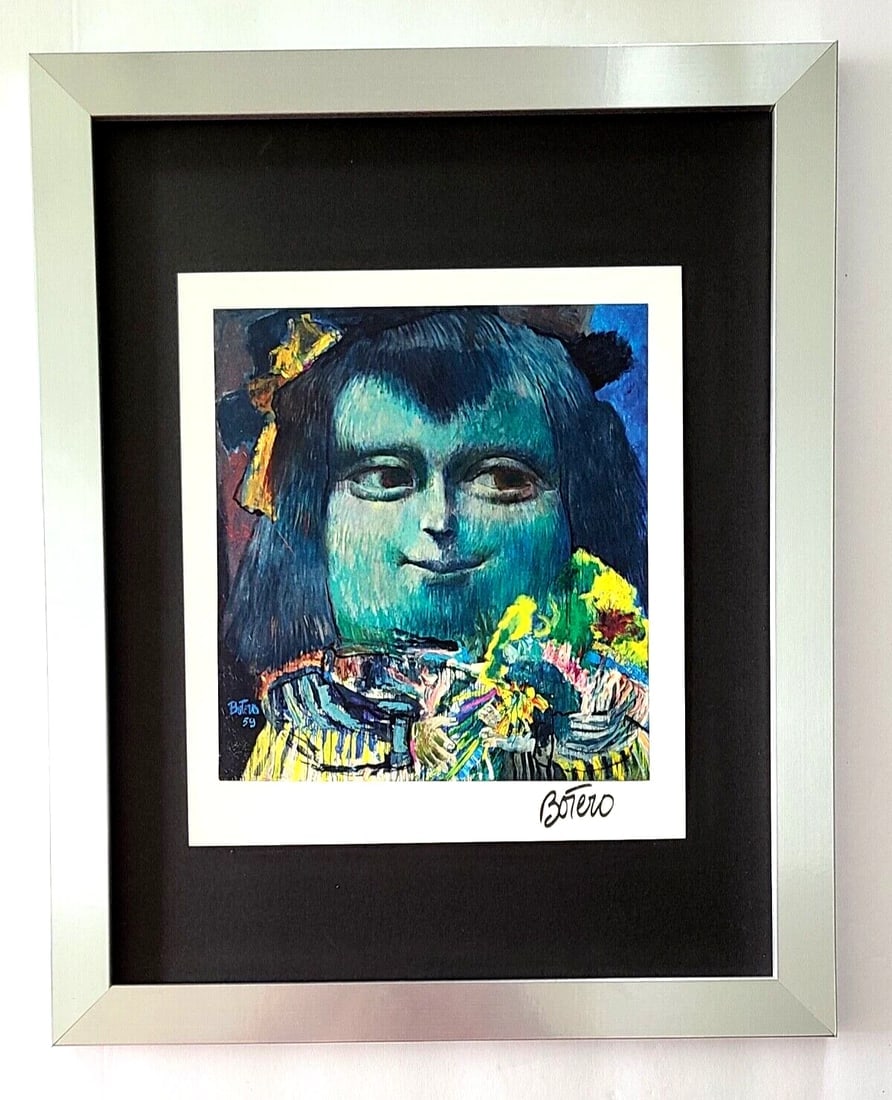 FERNANDO BOTERO | STUNNING SIGNED VINTAGE PRINT FROM COLOMBIA | NEW FRAME: Title:FERNANDO BOTERO | STUNNING SIGNED VINTAGE PRINT FROM COLOMBIA | NEW FRAME Description:We have for Sale this Print After Colombian Master FERNANDO BOTERO AWESOME PRINT ON GLOSSY PAPER FACSIMILE S