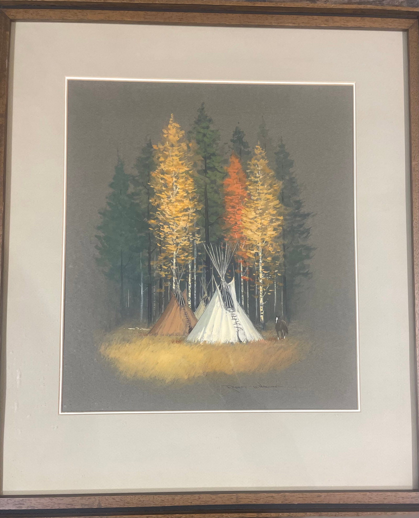 Untitled (Native American Encampment) - 2