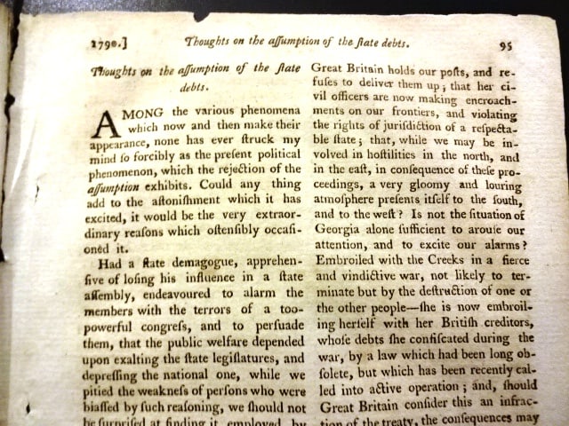 1790 Magazine American Museum - 4