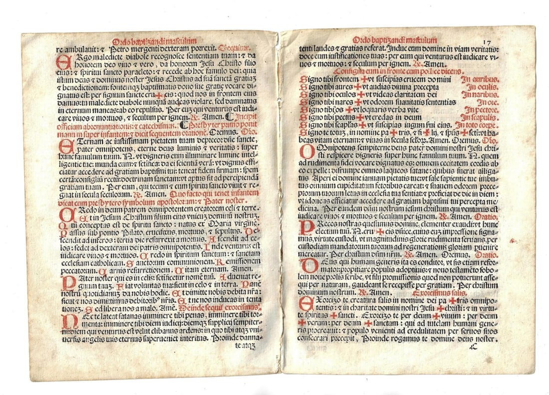 1567 Catholic Ritual Leaves Baptism - 2