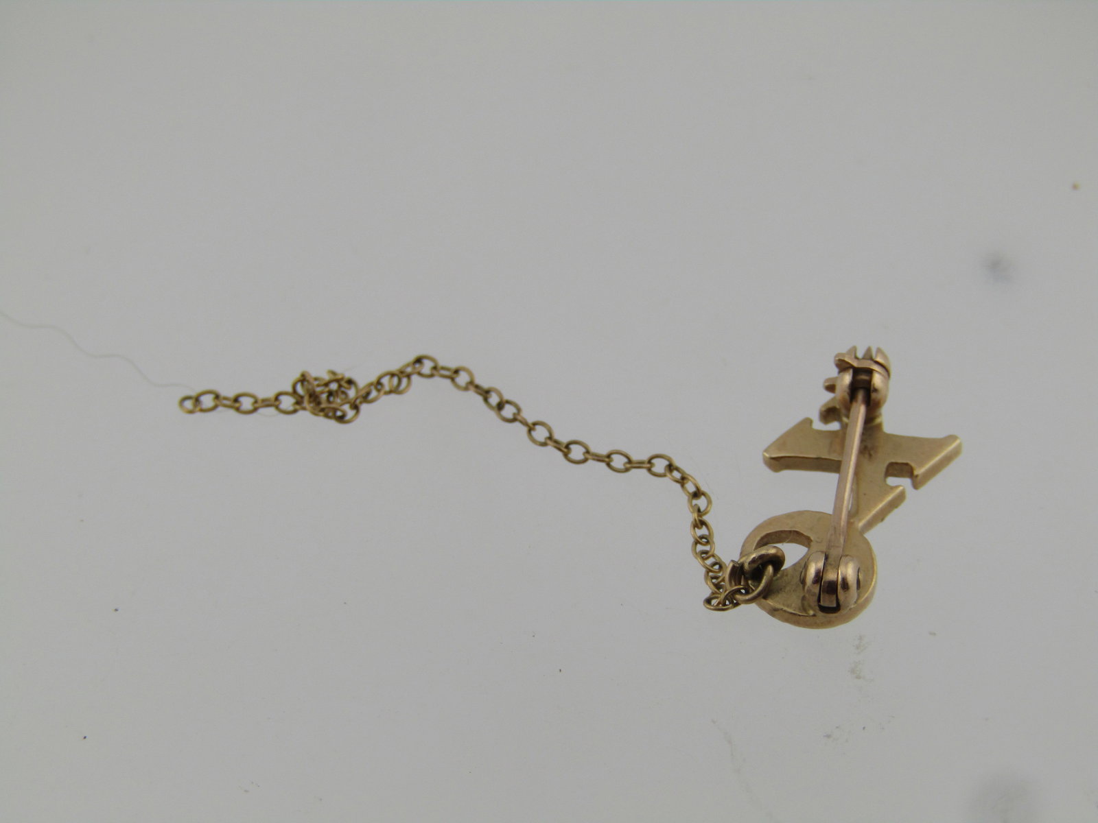 Vintage 10kt Fraternity Pin, Theta Chi, .81 grams - 3