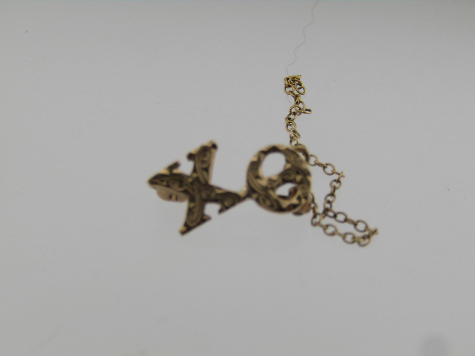 Vintage 10kt Fraternity Pin, Theta Chi, .81 grams - 5