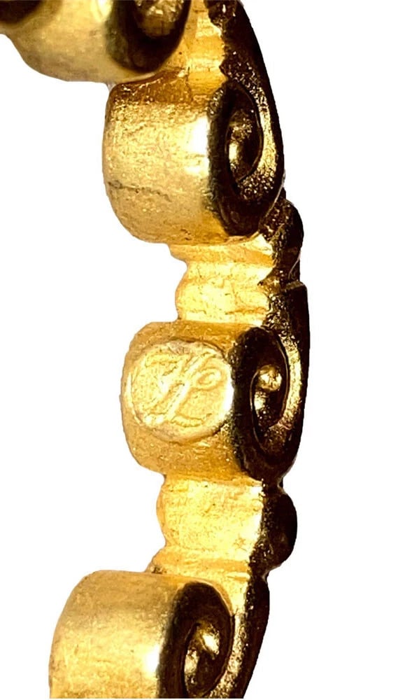 Karl Lagerfeld Scrollwork Hoop Earrings - 7