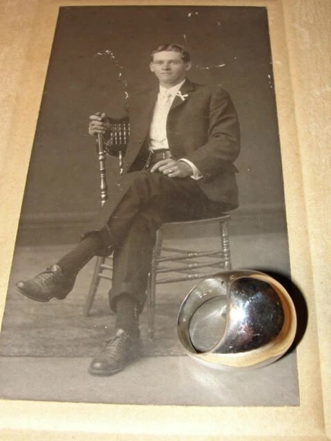 Sterling Silver Dome Ring Unisex - 2