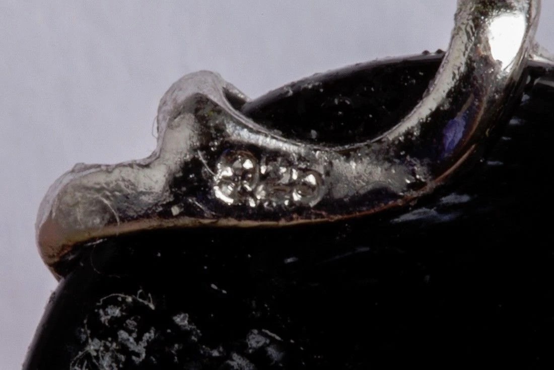 Sterling Silver Oval Black Onyx Disc Earrings - 6