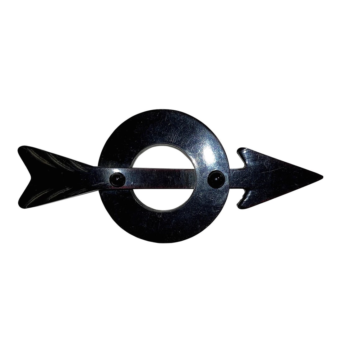 Victorian Resin Arrow Bullseye Pin (1 of 5)