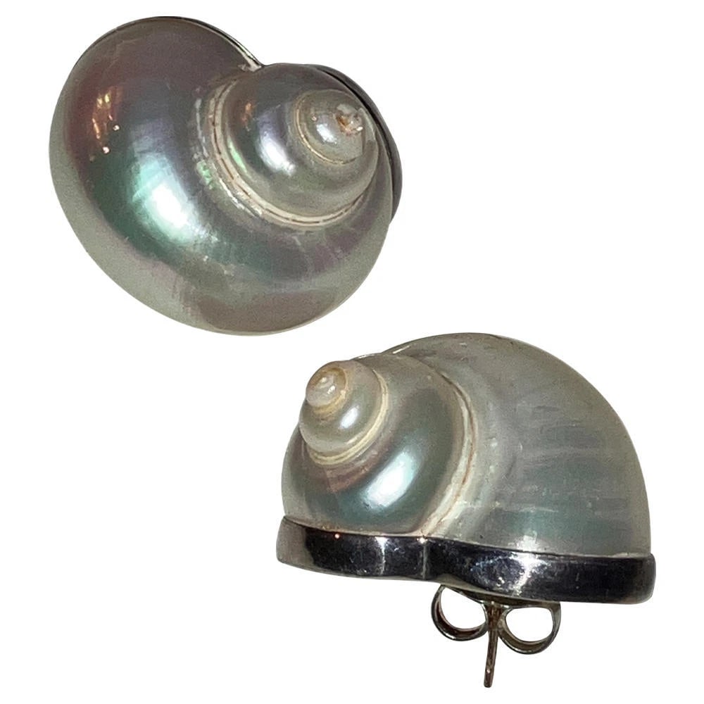 Betsy Fuller 14 Kt Sterling Sea Shell Earrings - 6