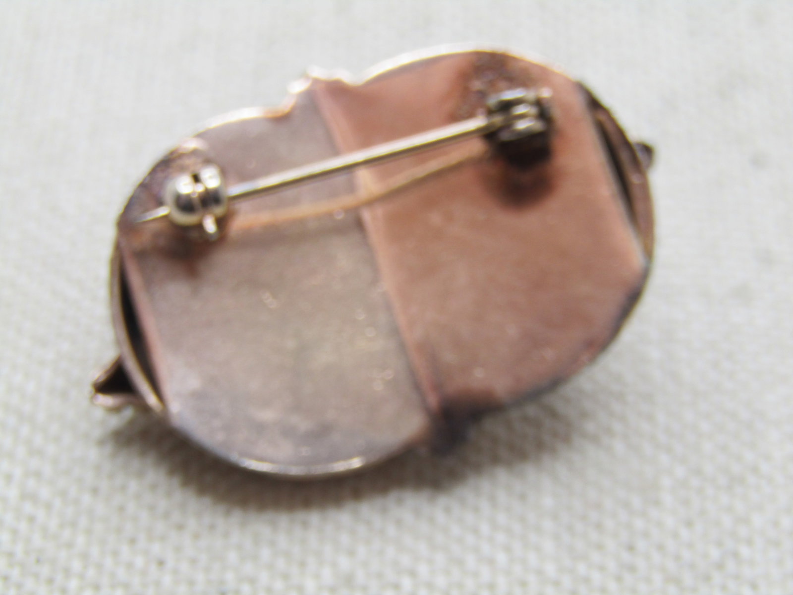 Vintage Ornate Cross & Floral Overlay Brooch, 1930's-1940's - 5