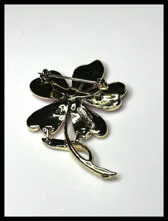 Two Vintage Gerry's Gold Tone Brooches - 4