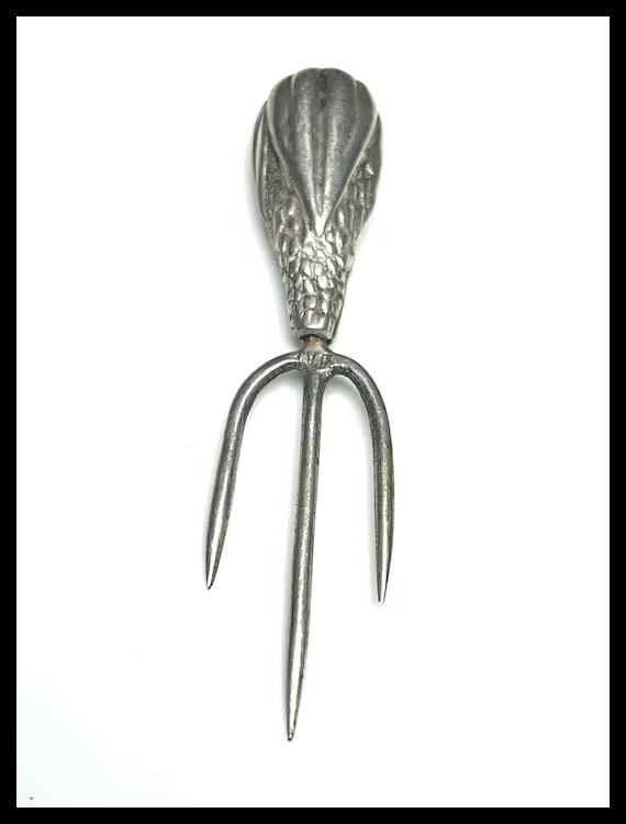 Vintage Sterling Silver Corn and the Cobb Fork - 4