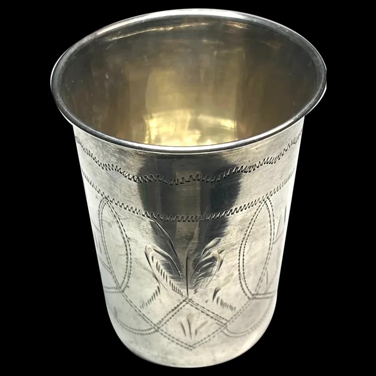 Antique Russian Sterling Silver Vodka Cup 84 (1 of 10)