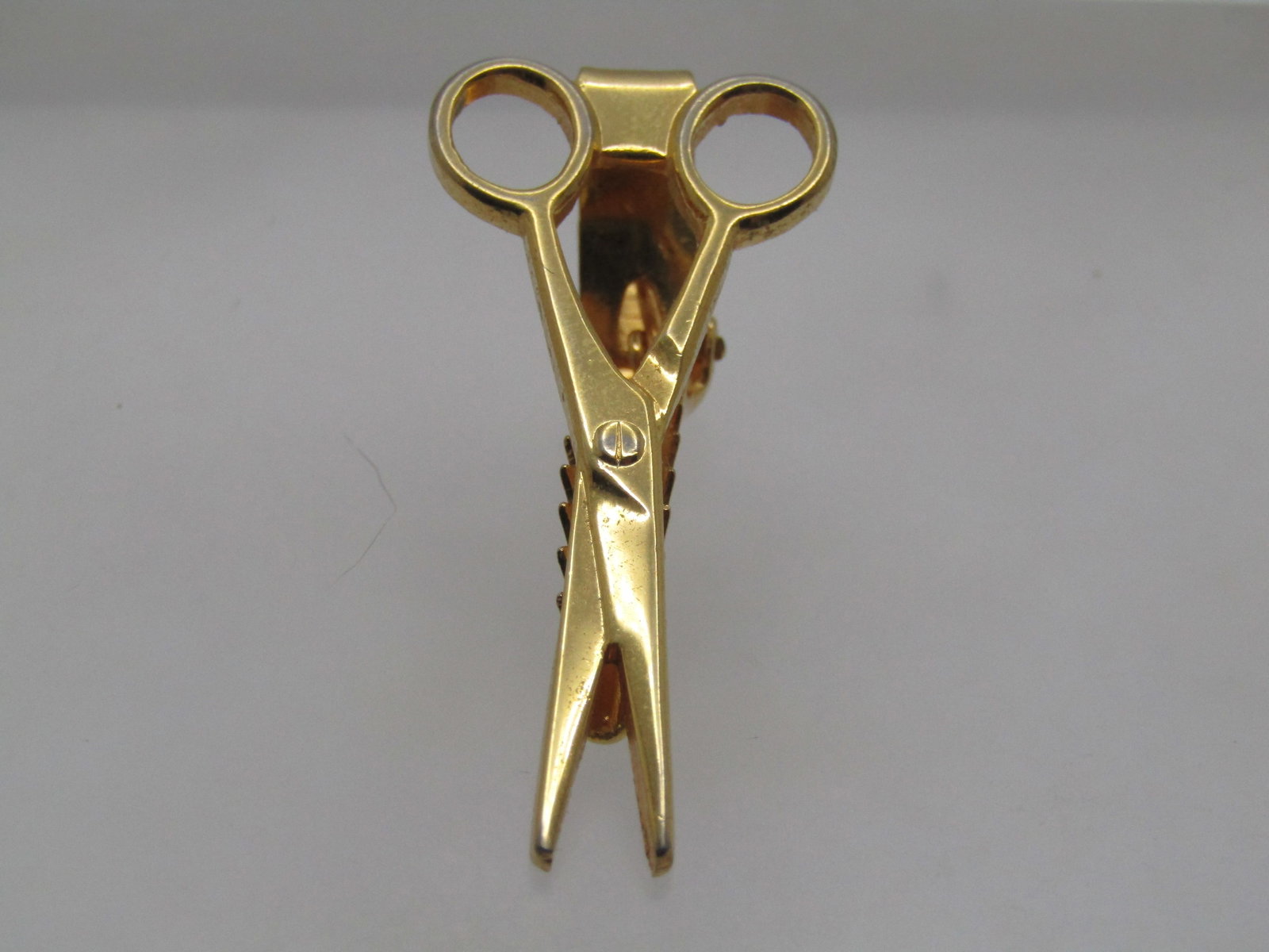 Vintage Scissors Tie Clasp, 1960's-1970's (1 of 6)