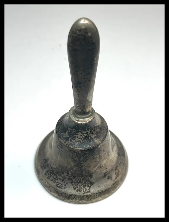 Vintage Boardman Sterling Silver School House/ Dinner Bell - 2