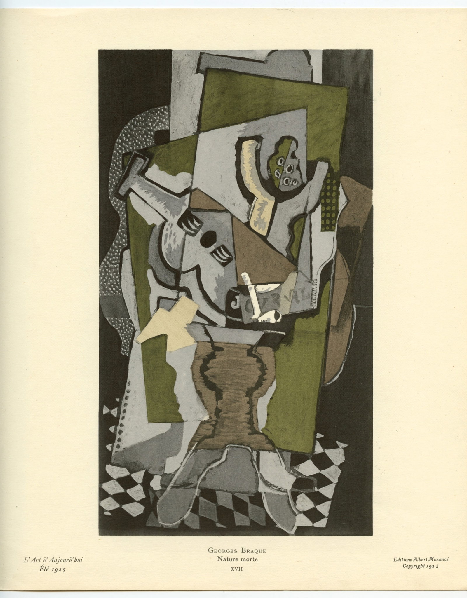 Georges Braque "Nature morte" pochoir - 2