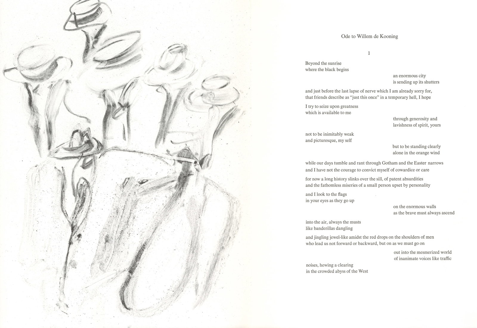 Willem de Kooning lithograph, 1967 - 2